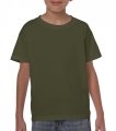 Kinder T-shirts Gildan 5000B Military Green